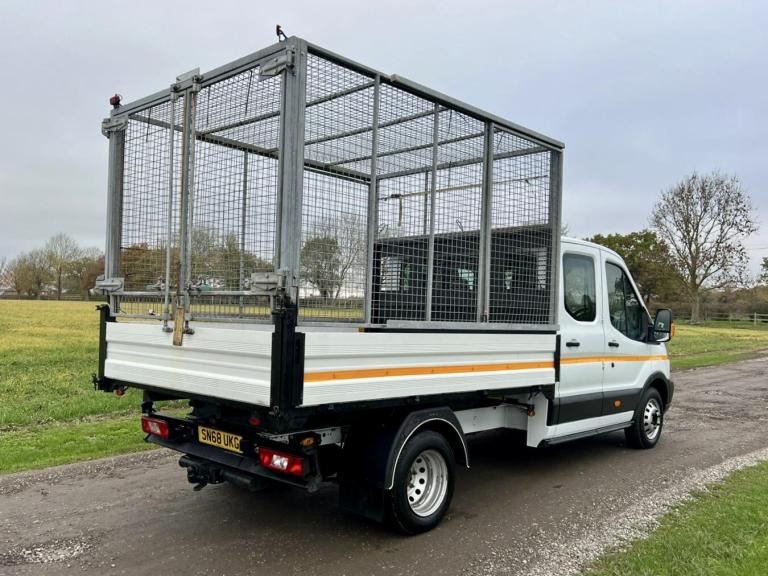 FORD TRANSIT 2.0 350 EcoBlue CAGED TIPPER White Manual Diesel 2018
