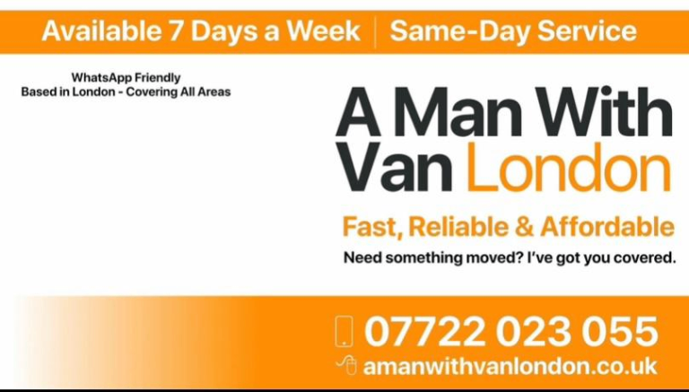 🚚 Reliable Man And Van London - 24/7 Urgent Availability House & Office Moves 📦