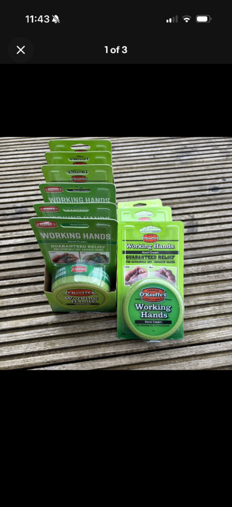 Okeeffes working hands hand cream x9