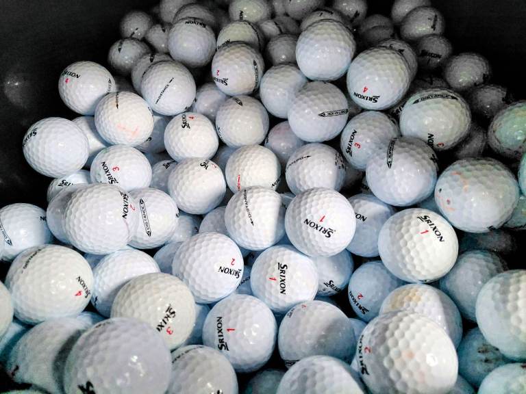 50 x Srixon Distance White Golf Balls Pearl/A Grade 