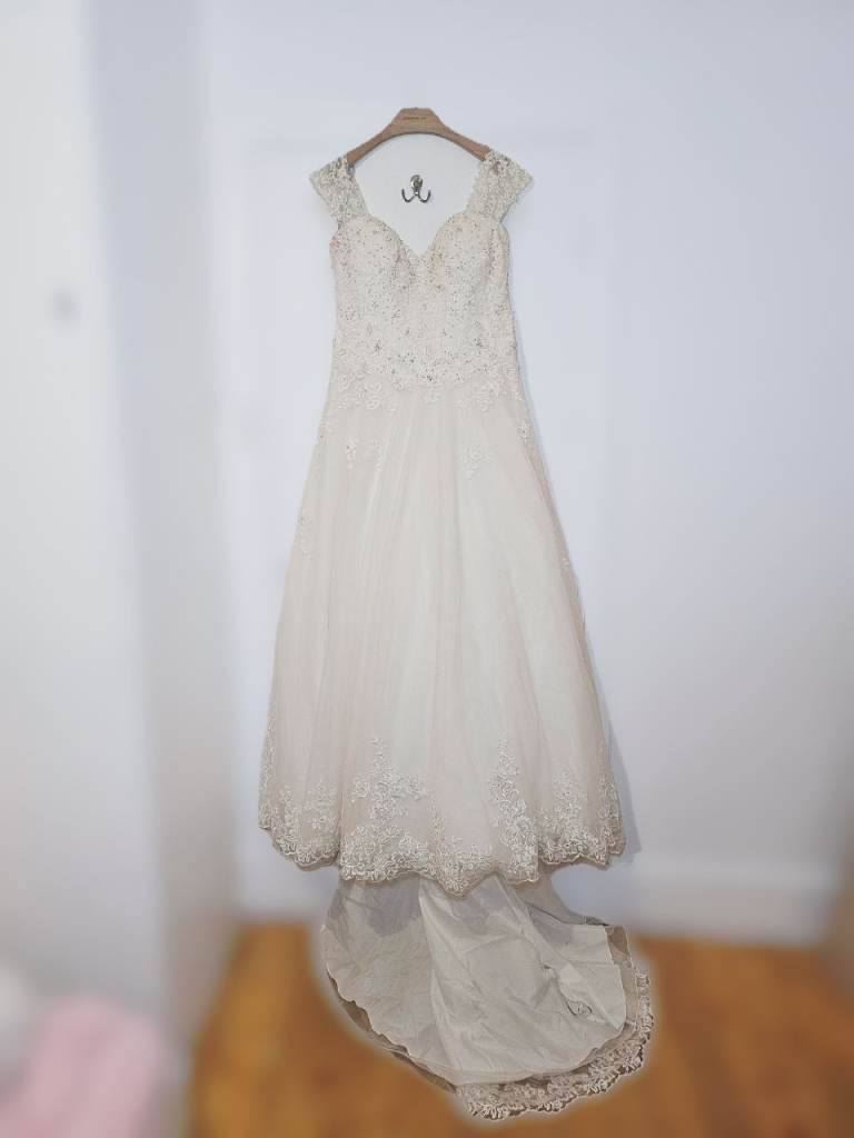 Wed2b Viva Bride Wedding Dress | Emmy - Blush | Size 16 