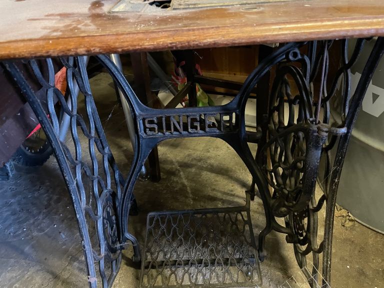 image for Singer sewing table