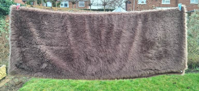 Large Faux Fur Throw