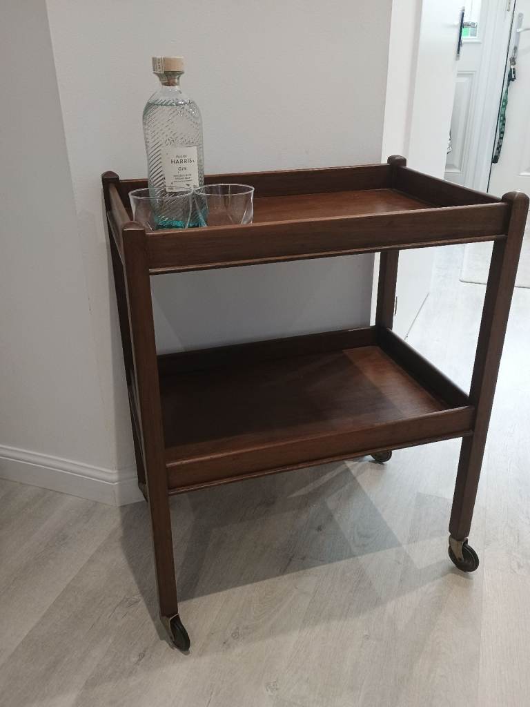 Vintage MCM Hostess/Drinks/Cocktail Trolley 1960's Mid Century Modern