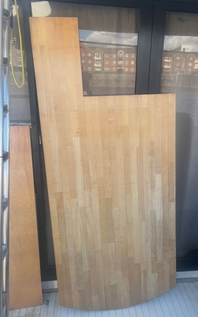 Solid Wood Kitchen Worktop / Dining Table Top - Good Condition
