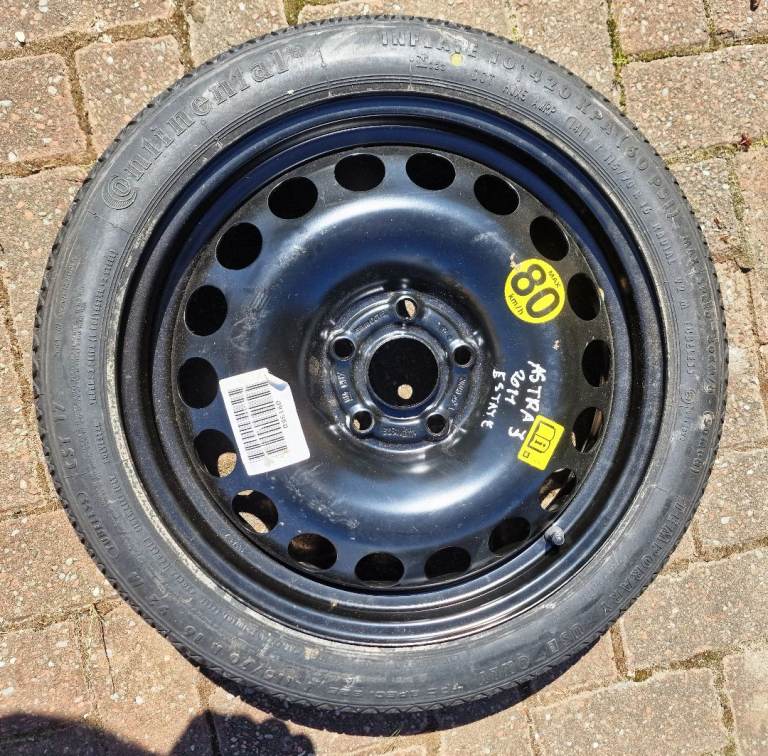 Vauxhall Astra J/K Spare Wheel Space Saver With Jack Kit 2009 to 2015 P/N: 2160140