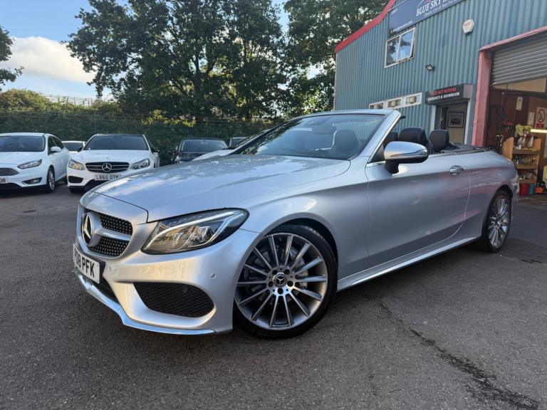 2018 Mercedes-Benz C Class 2.1 C220d AMG Line Cabriolet G-Tronic+ Euro 6 (s/s) 2dr CONVERTIBLE Di...
