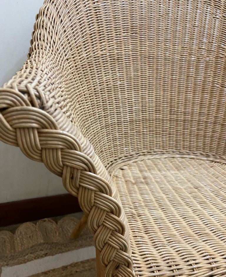 Vintage basket chair