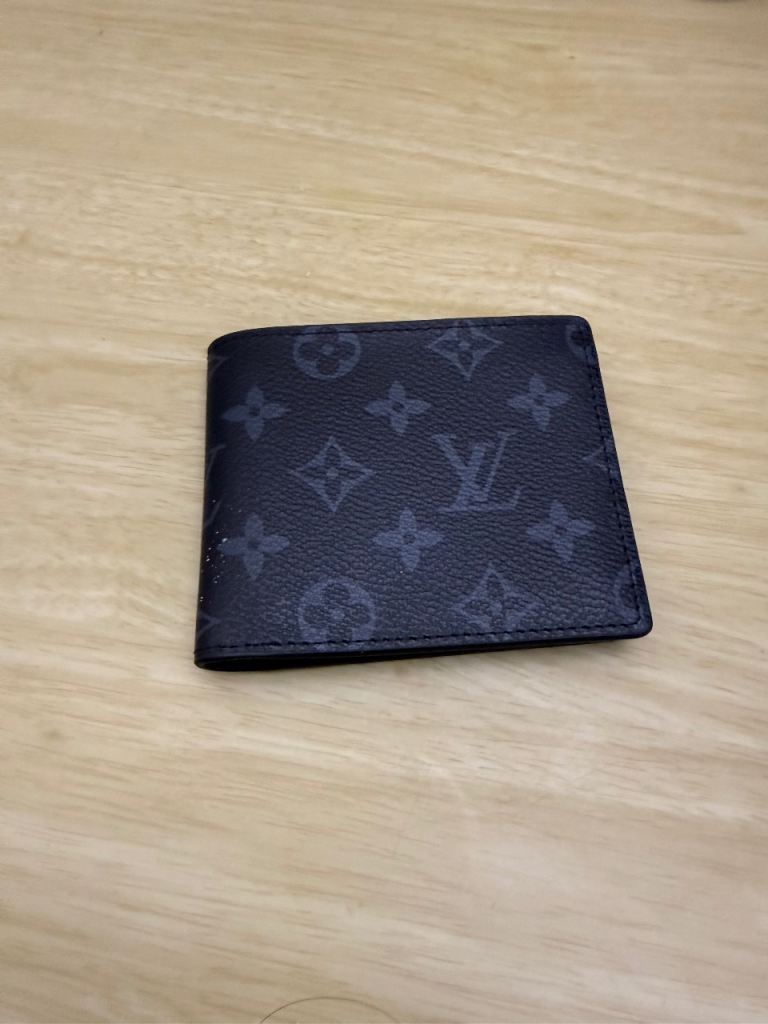 Louis Vuitton Monogram Eclipse Wallet - Black, As Good As New
