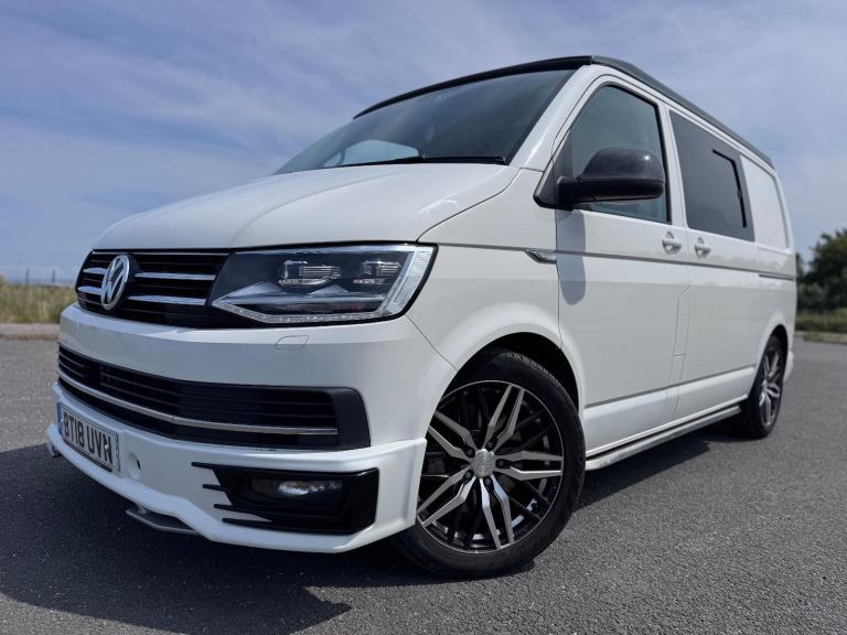 2018 VOLKSWAGEN TRANSPORTER T6 SPORTLINE 204BHP DSG. POP TOP. SOLAR.NO VAT