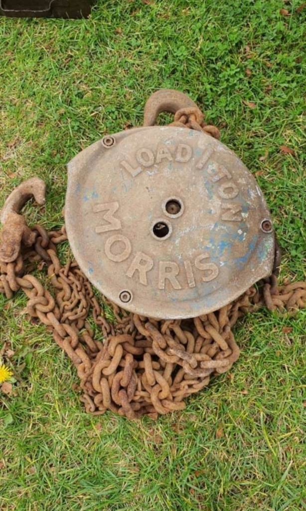 Vintage Herbert Morris Block & Tackle Hoist 