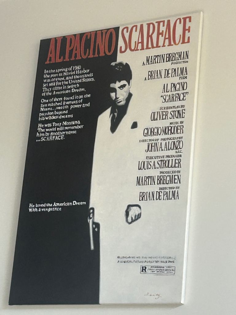 Original scarface canvass 