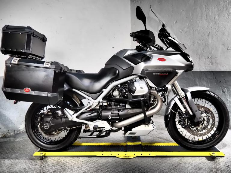 2013 Moto Guzzi Stelvio NTX 9k miles Full luggage ,engine bars ,heated grips ,