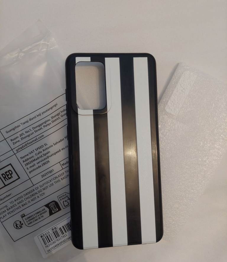 Brand New, Black and White Phone Case for Samsung Galaxy A52s.