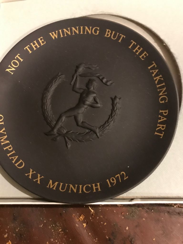 Wedgwood Baltic black commertive plate