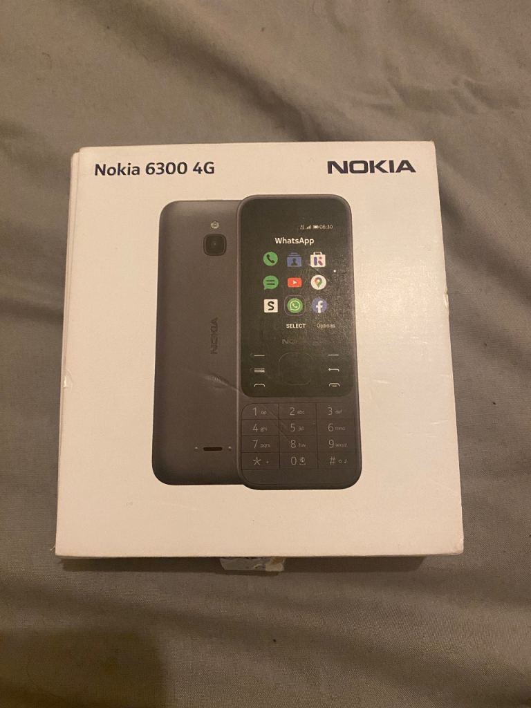 NOKIA 6300 4G UNLOCKED BOXED