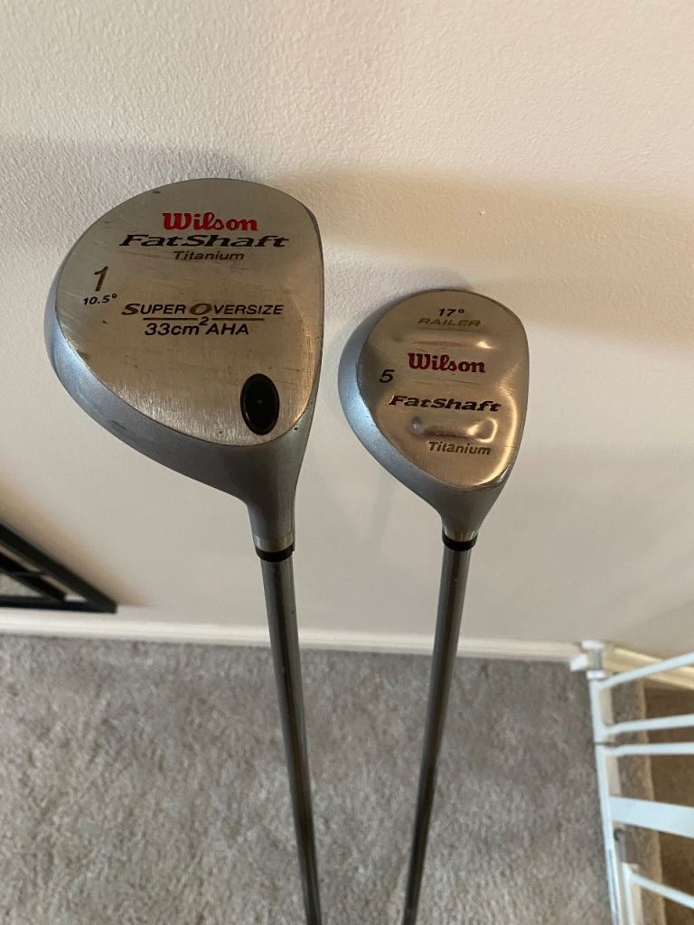 Wilson Driver and 5 Wood Golf Clubs