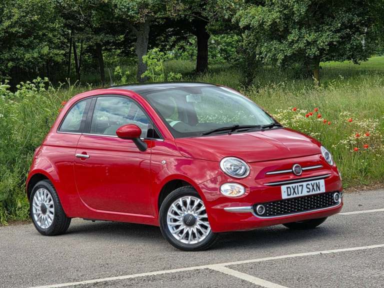 2017 Fiat 500 1.2 Lounge Hatchback 3dr Petrol Manual Euro 6 (s/s) (69 bhp) Hatchback Petrol Manual