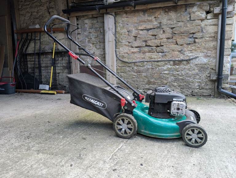 Qualcast petrol lawnmower 