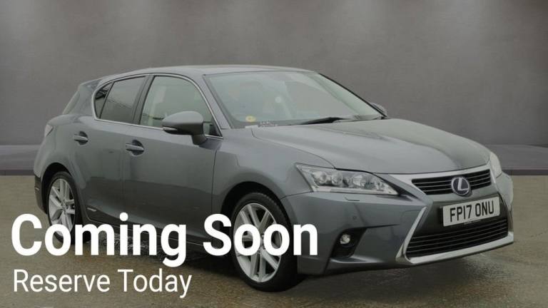 2017 Lexus CT 200h 1.8 Premier 5dr CVT Auto HATCHBACK PETROL/ELECTRIC Automatic