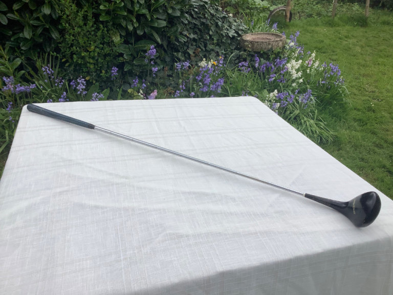 Golf club driver ladies Betty Dodd reg no DB6820 1 grip chevron made in USA vintage