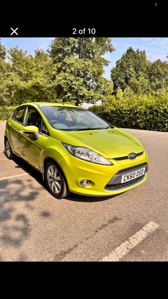 Ford, FIESTA, Hatchback, 2010, Manual, 1388 (cc), 5 doors
