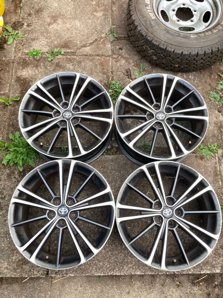 Gt86 Oem 17" Wheels X4 Diamond Cut 5x100