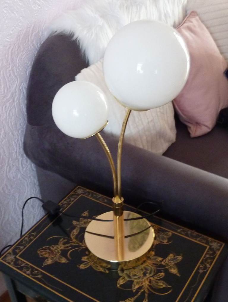 Gold Effect Table Lamp ( NO TEXTS PLEASE )