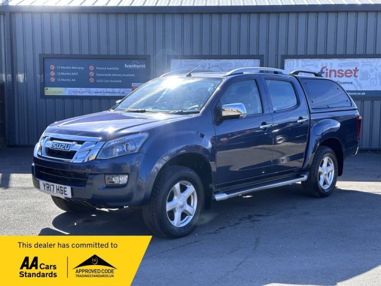 2017 Isuzu D-Max 2.5 TD Utah Vision Pickup 4dr Diesel Manual 4x4 (192 g/km, 161 bhp) Pickup Diese...