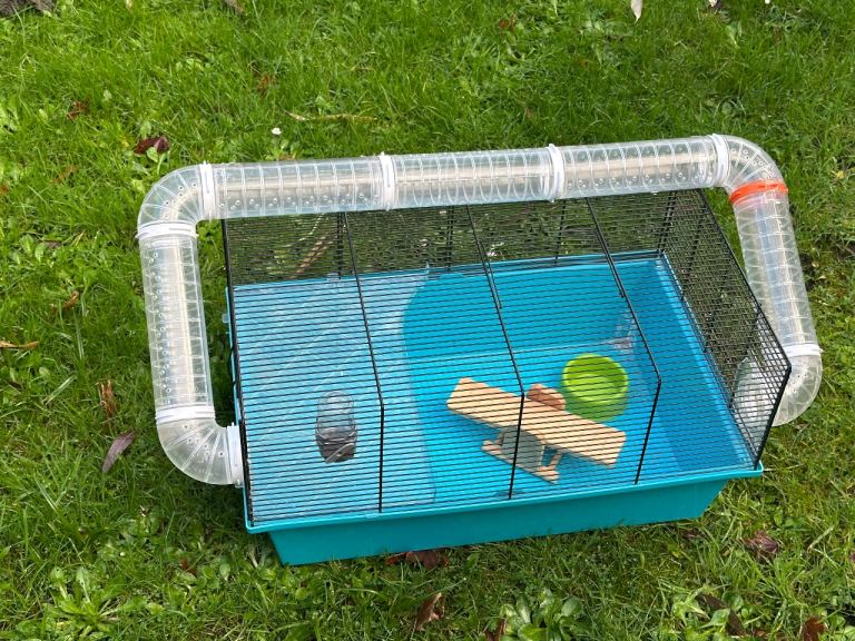 Hamster cage and accessories 