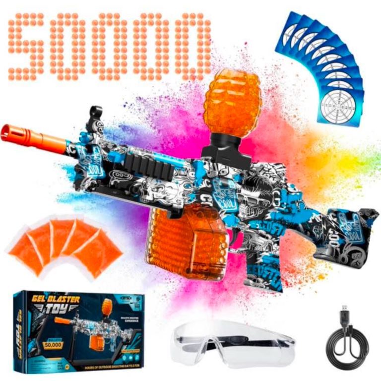 Grehge all Blaster,Electric Splatter Ball Blaster - Splat Ball Automatic with 50000+ Water Beads, Ou