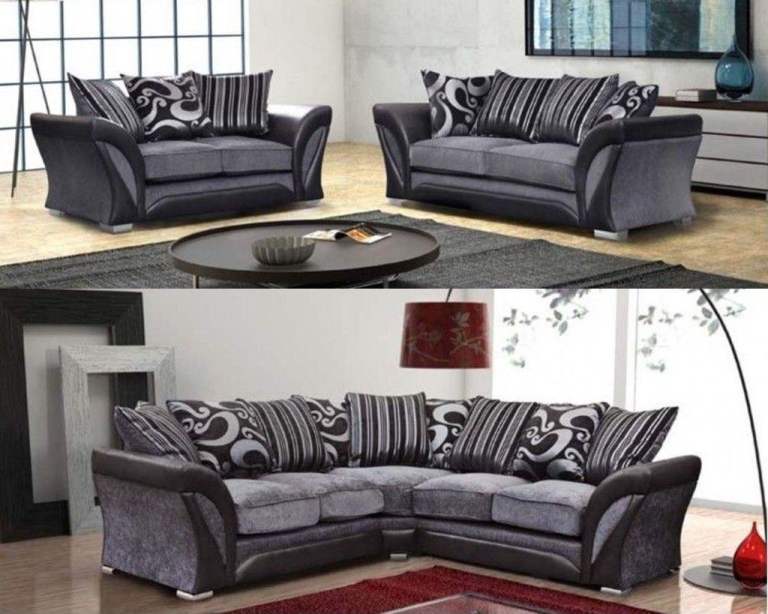 SHANNON CORNER SOFA & 3-2 SOFA SETT 💗| Premium Quality Leather Sofa - With Free Home Delivery!! **