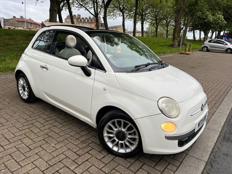 2011 Fiat 500 C Lounge Convertible Manual White Full Service History