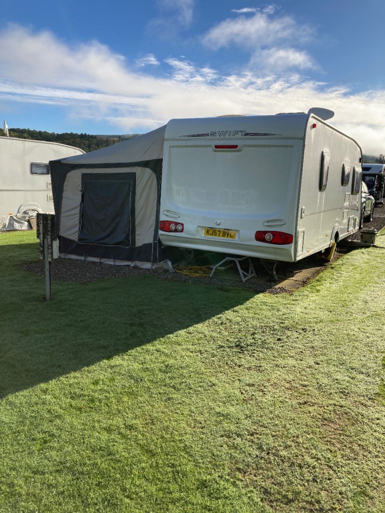 Swift Colonsay Caravan with awning 