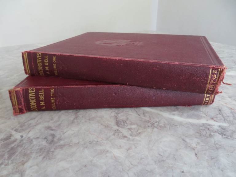 Vintage 1936 "Locomotives: Their Construction, Maintenance and Operation" – Two-Volume Set"