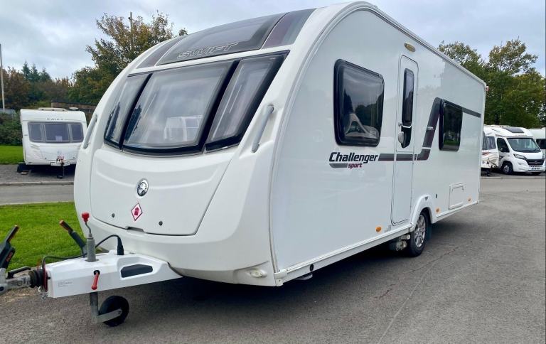 2014 Swift Challenger Sport 554 SR. 4 Berth. Fixed Bed. Touring caravan
