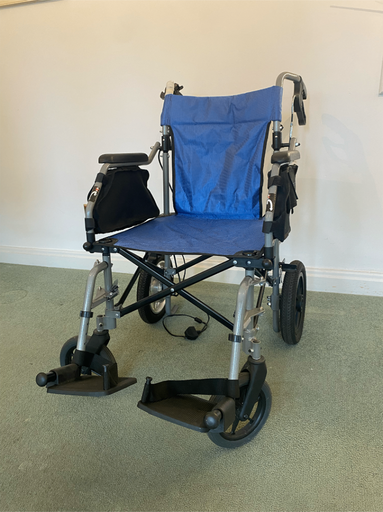 The Elite Care PowerCruise wheelchair - carer controlled, lightweight and folding