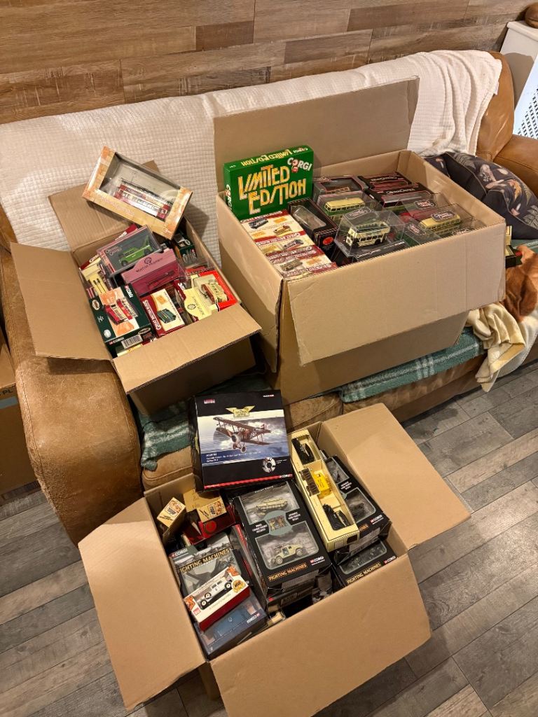 Big Collection of boxes Diecast models 