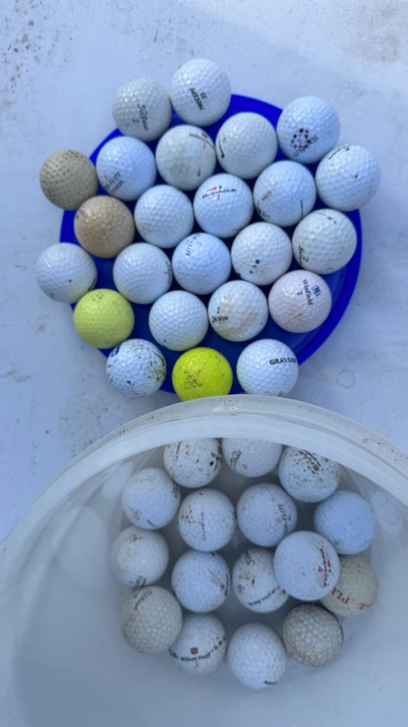Approx 38 assorted Golf balls 