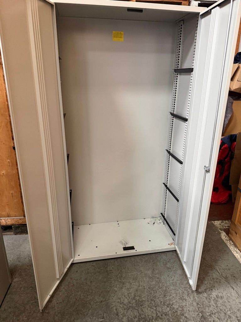 Tall Office Filing Storage Cabinet/2 Door Office Garage Steel Storage Cabinet