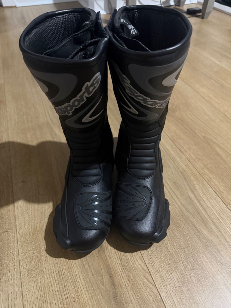 RK Sports LV14 Motorcycle Racing Boots-Size 7