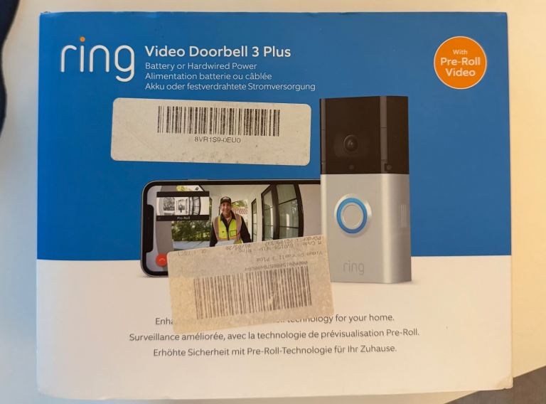 Ring Doorbell 3 with extra battery