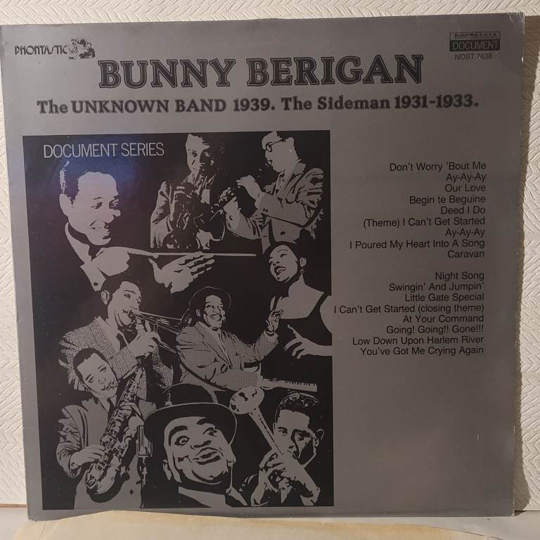 Bunny Berigan  / The Unknown Band Vinyl Lp r1/4