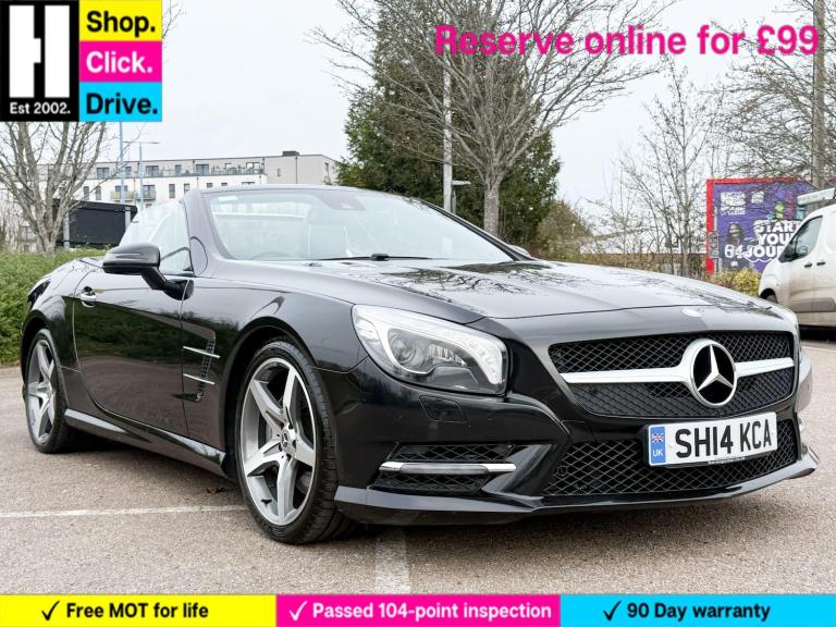 2014 Mercedes-Benz SL 4.7 SL500 V8 BlueEfficiency Convertible 2dr Petrol G-Tronic Euro 5 (s/s) (4...