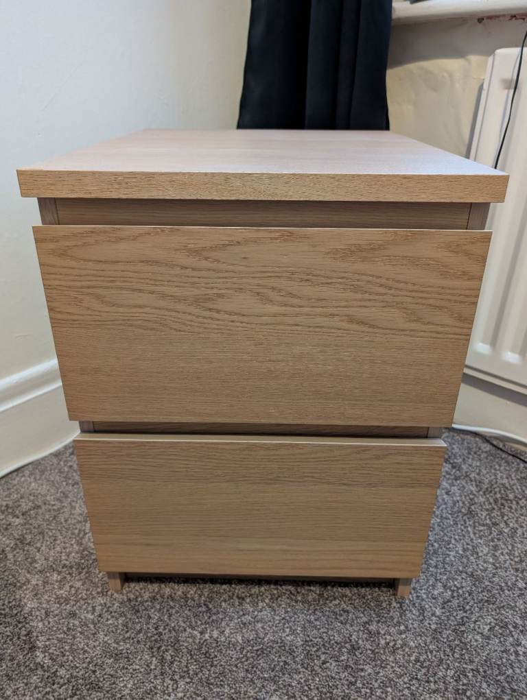 IKEA MALM Oak Chest of Drawers - discontinued