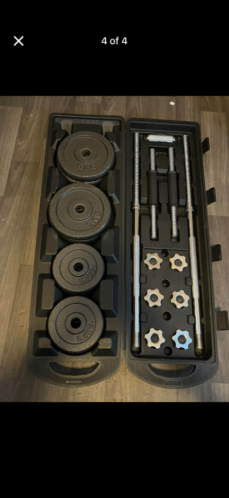 Weight bench and weights