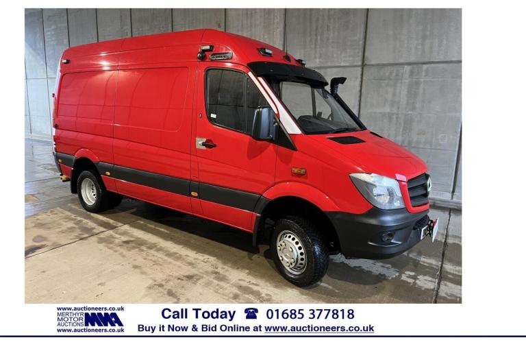 2014 Mercedes-Benz Sprinter 2.2CDI 163PS AUTO 5 TON MWB HIGH ROOF 4X4 VAN -----------------------...