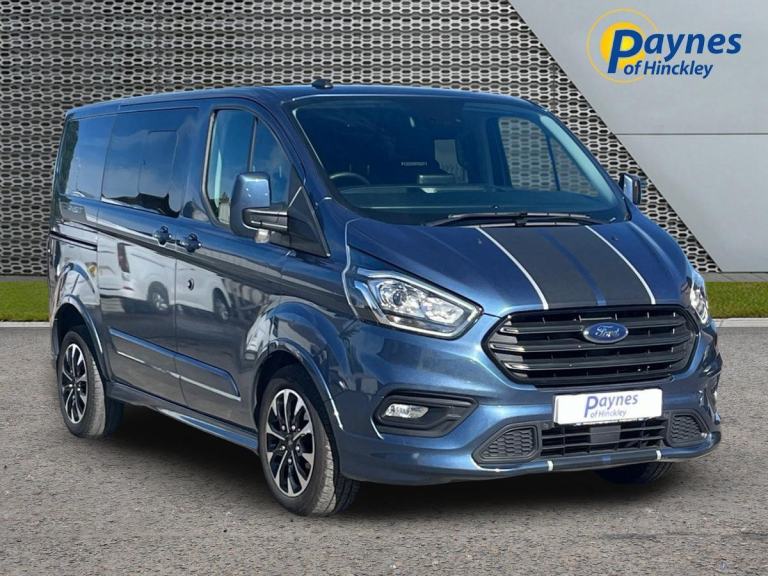 2023 Ford Transit Custom Sport Double Cab In Van 170ps Auto 320 SWB in Blue Met