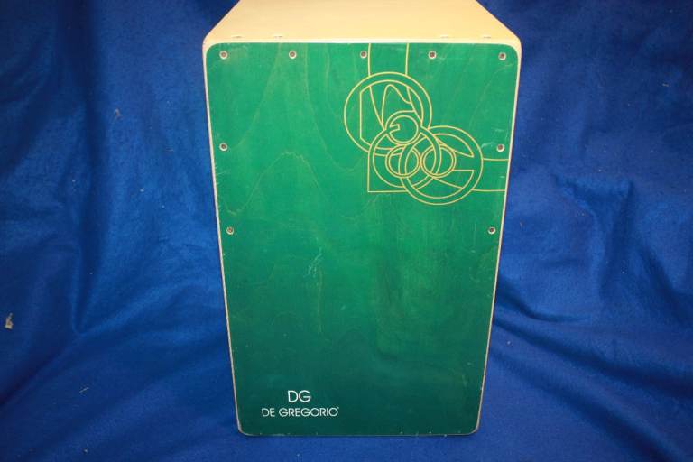DG De Gregorio Chanela Series Wooden Cajon ~ Green ~ Great Condition ~ £120 ono