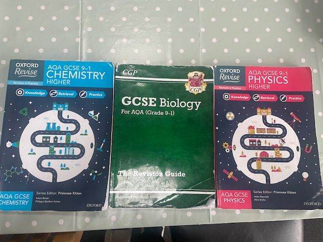 image for GCSE Higher Bilology, Chemistry & Physics Revision Guides